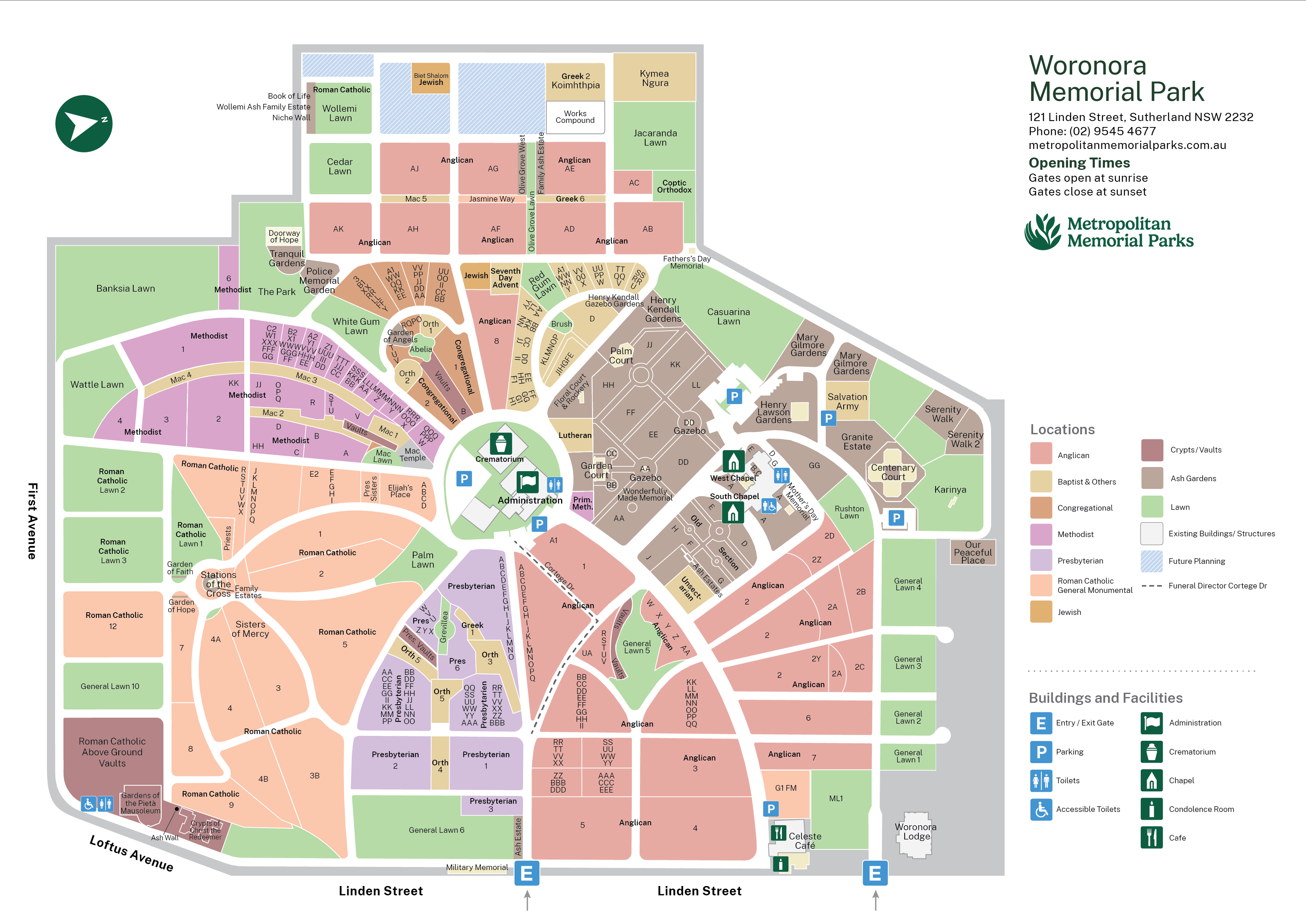 Woronora-map